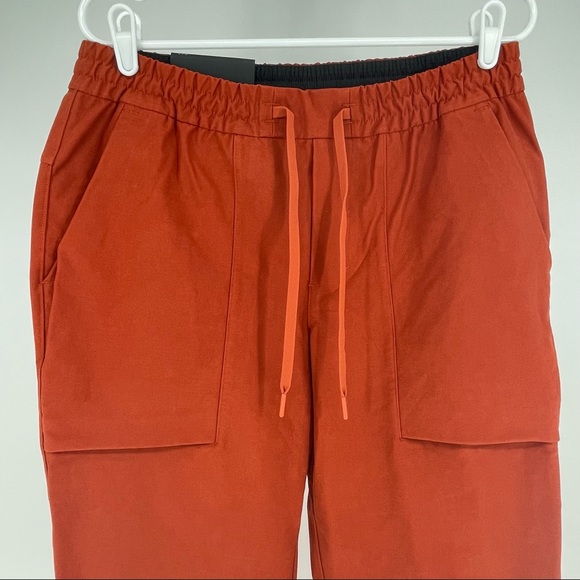 LULULEMON NWT BOWLINE PANTS 30” UTILITECH IN AZTEC BRICK LARGE MEN’S - Picture 10 of 13